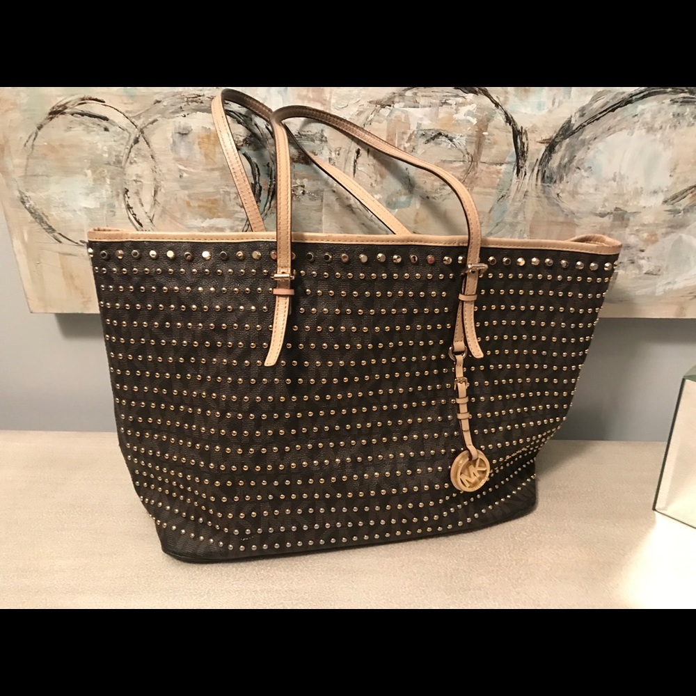 Jet Set Michael Kors large studded purse